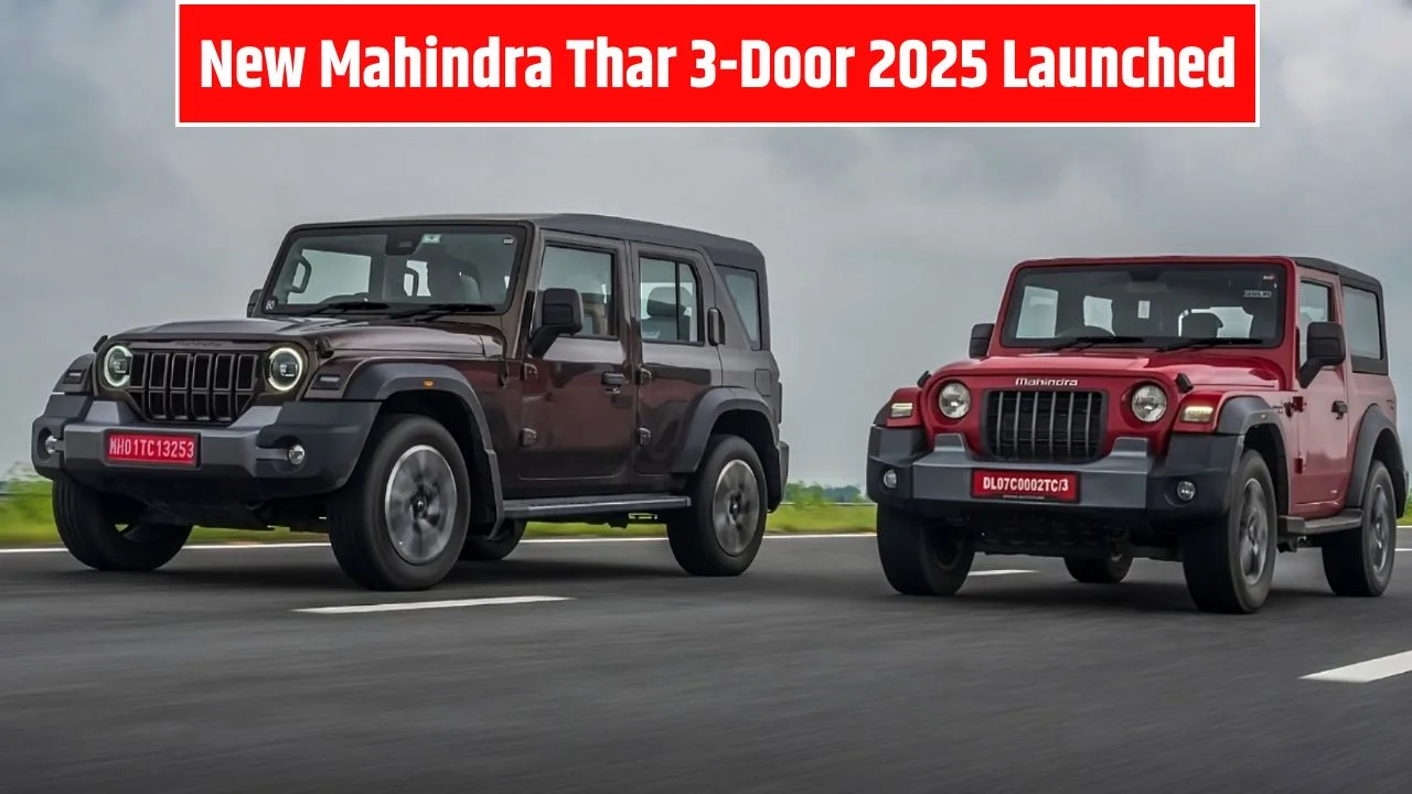 New Mahindra Thar 3-Door 2025